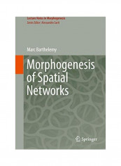 Morphogenesis Of Spatial Networks Hardcover English by Marc Barthelemy