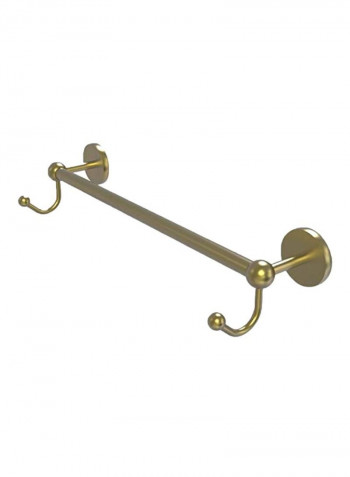 Skyline Collection Integrated Hooks Towel Bar Gold 18inch