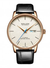 Men's Leather Analog Watch LEN67922