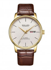 Men's Leather Analog Watch LEN67925