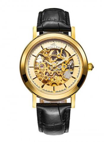 Men's Leather Analog Watch LEN67939
