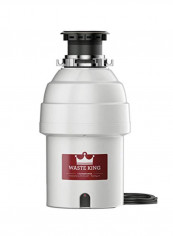 Garbage Disposal White/Black 8.5x8.5x16inch