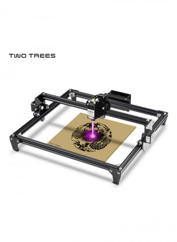 Laser Engraving Cutting Machine Black