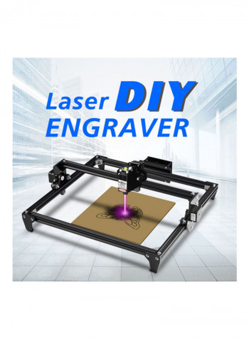 Laser Engraving Cutting Machine Black