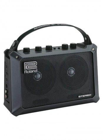 Mobile Cube Battery Powered Stereo Amplifier MB-CUBE Black