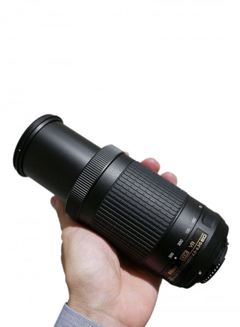 AF-P DX NIKKOR 70-300mm f/4.5-6.3G ED VR Telephoto Camera Lens Black