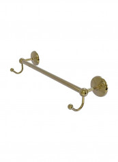 Prestige Monte Carlo Collection Integrated Hooks Towel Bar Gold 20x6x4.5inch