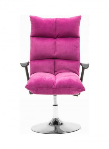 Computer Recliner Disc Flannel Chair Pink 80x50x40cm