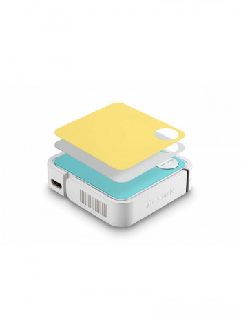 M1 Mini Plus Smart LED Pocket Cinema Projector VS18107 White/Black/Blue