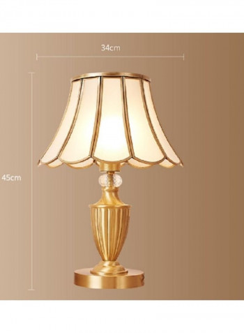 Pure Copper Table Lamp White/Gold