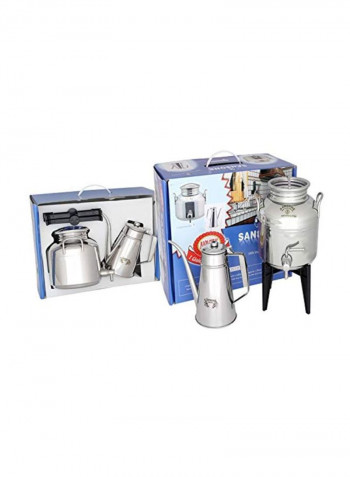 Stainless Steel Water Dispenser With Spigot Silver