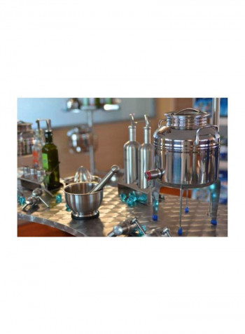 Stainless Steel Water Dispenser With Spigot Silver
