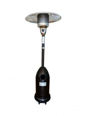 Mushroom Bullet Head Patio Heater Silver/Black/Gold 815x2200x450millimeter