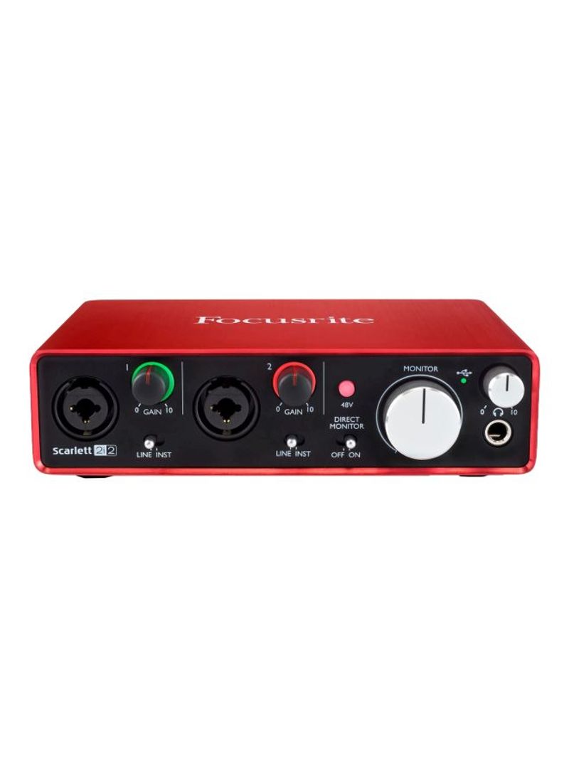 Scarlett 2i2 USB Audio Interface FSS-U10 Red/Black