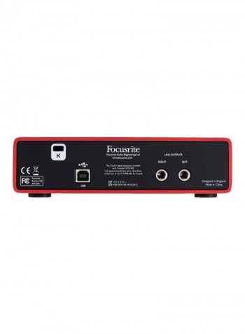 Scarlett 2i2 USB Audio Interface FSS-U10 Red/Black