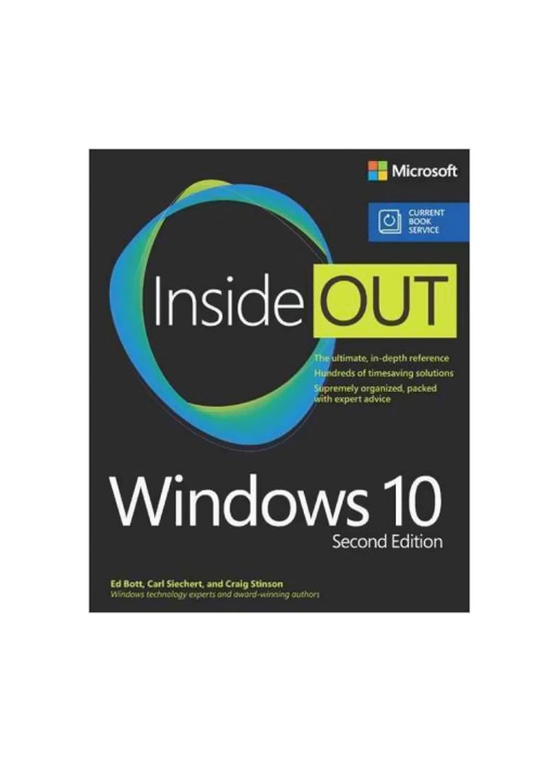 Inside Out Windows 10 Paperback English by Ed Bott - 6 November 2016