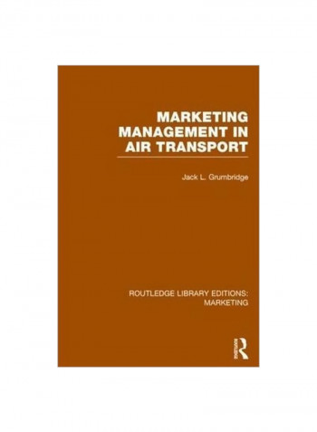 Marketing Management In Air Transport Hardcover