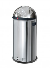 KickVisier Spacious Pedal Waste Bin  - HLO-0850-259 Stainless/Steel 36L