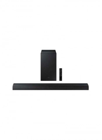 2.1ch Soundbar System With Wireless Subwoofer HW-A550/ZN Black