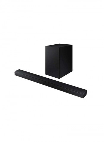 2.1ch Soundbar System With Wireless Subwoofer HW-A550/ZN Black