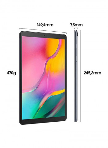 Galaxy Tab A (2019) 10.1 Inch, 32GB, 2GB RAM, Wi-Fi, 4G LTE, Black - UAE Version