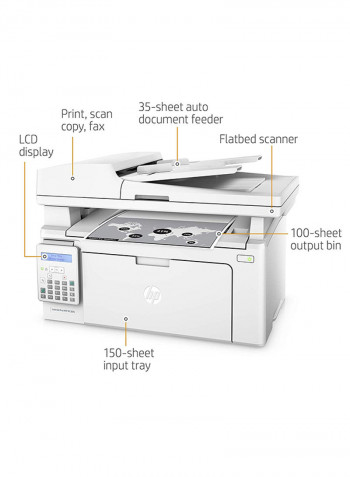 LaserJet Pro MFP Printer M130fn,G3Q59A White
