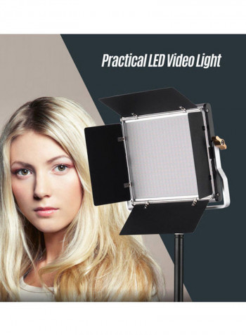 Portable Photography Light With Stand Black/White