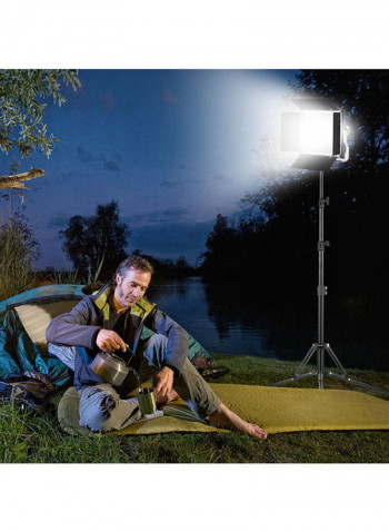 Portable Photography Light With Stand Black/White