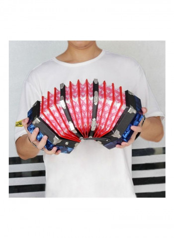 Anglo Style Concertina With Carrying Bag Set
