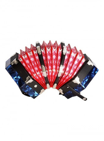Anglo Style Concertina With Carrying Bag Set