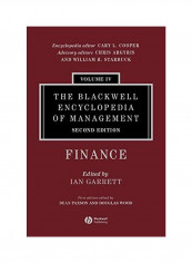 The Blackwell Encyclopedia of Management, Finance Hardcover