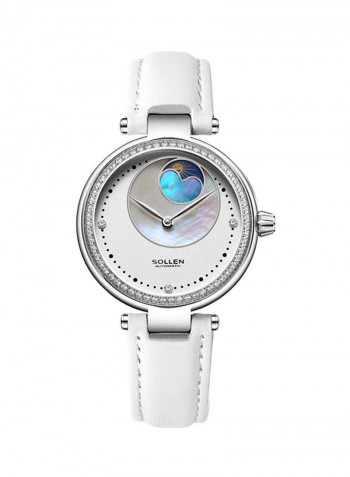 Women's Leather Analog Watch SL1817