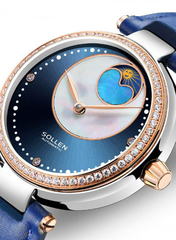 Women's Leather Analog Watch SL1818