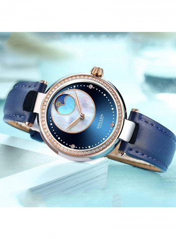 Women's Leather Analog Watch SL1818