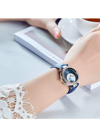 Women's Leather Analog Watch SL1818