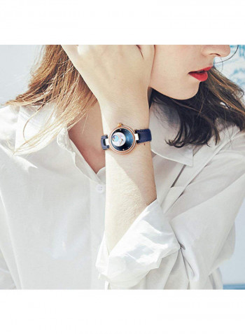 Women's Leather Analog Watch SL1818