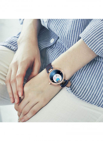 Women's Leather Analog Watch SL1818