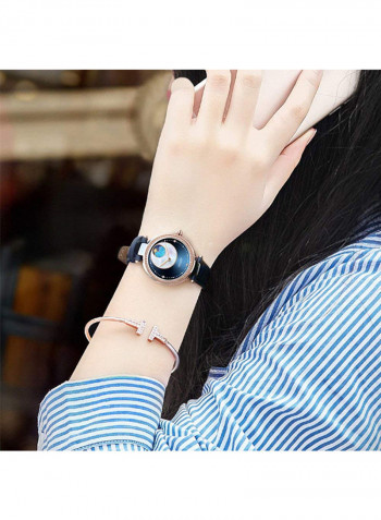 Women's Leather Analog Watch SL1818