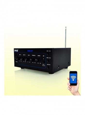 Mini Wireless Bluetooth Power Amplifier PCM21BT Black