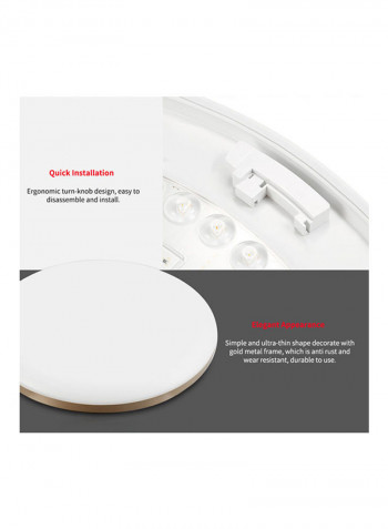 LED Ceiling LIght white 52X16X52cm