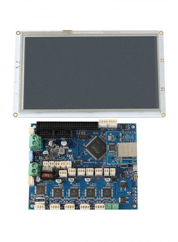 Ethernet Electronics Controller Board With 7i Integrated PanelDue Touchscreen Controller Multicolour
