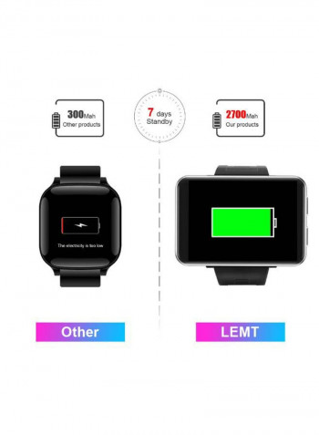 Lemfo LEMT 4G Game Smart Watch Silver