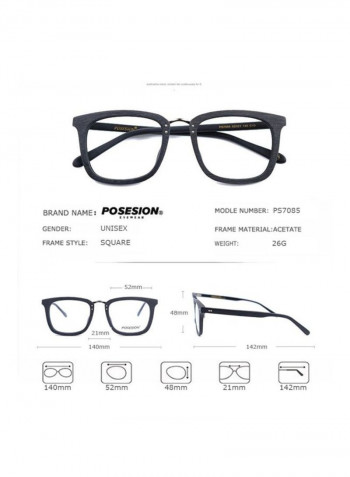 Square Eyeglasses Frame للرجال