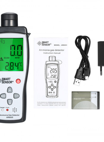 Digital Portable Automotive Ammonia Gas Testing Monitor Gray/White 25.50 X 5.70 X 21.00cm
