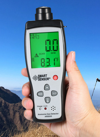 Digital Portable Automotive Ammonia Gas Testing Monitor Gray/White 25.50 X 5.70 X 21.00cm