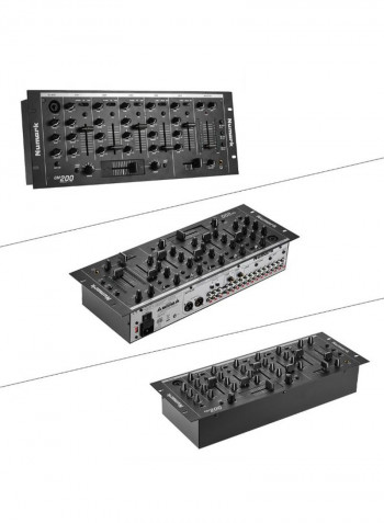 Professional 5-Channel DJ Rack Mount Stereo Mixer Mixing Console