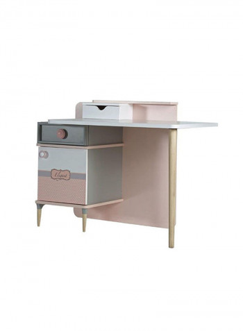Elegant Study Desk Multicolour 125x90x62cm
