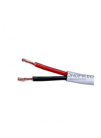 2 Conductor Loud Speaker Cable 250feet Black/Red/White