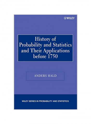 A History of Probability and Statistics and Their Applications Before 1750 Paperback