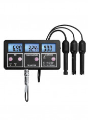 Professional Temperature Parameter Testing Meter Black